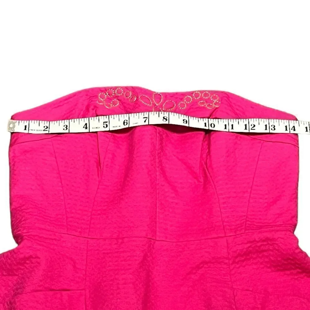 Lilly‎ Pulitzer Pink Azalea Bernadette Dress, Size 0, NWT - Picture 8 of 11